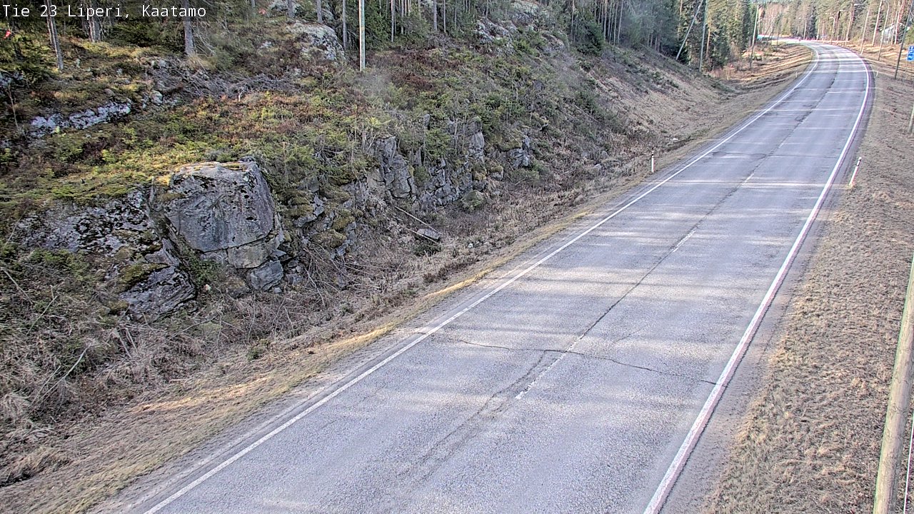 Weather Camera Image Väg 23 Libelits, Kaatamo, Liperi, Pohjois-Karjala
