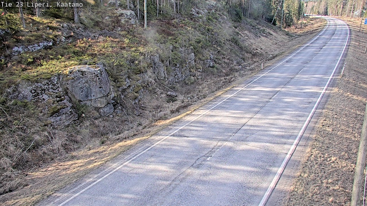 Weather Camera Image Väg 23 Libelits, Kaatamo, Liperi, Pohjois-Karjala