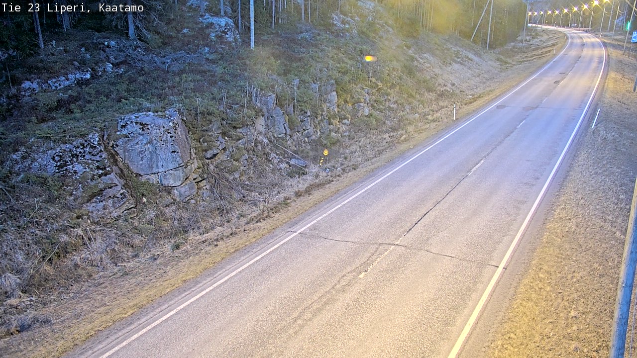 Weather Camera Image Väg 23 Libelits, Kaatamo, Liperi, Pohjois-Karjala