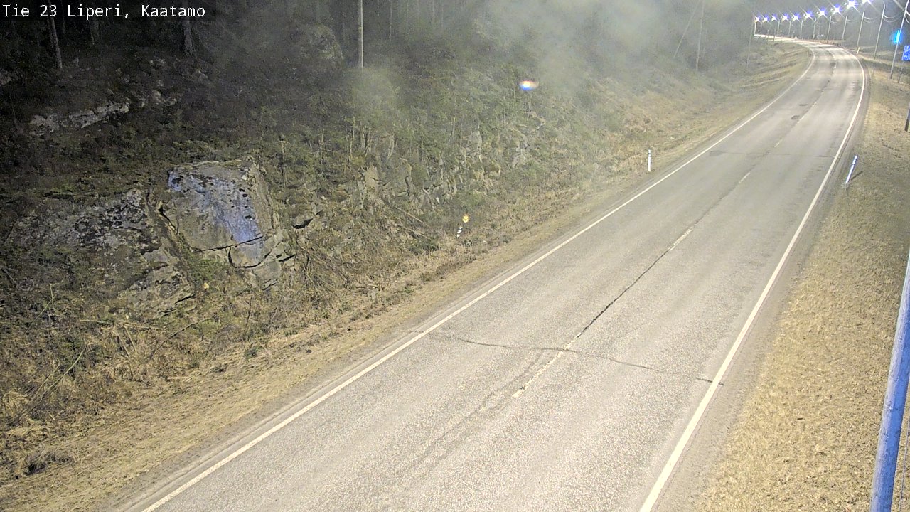 Weather Camera Image Väg 23 Libelits, Kaatamo, Liperi, Pohjois-Karjala