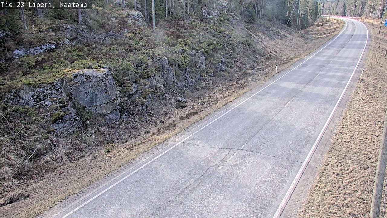 Weather Camera Image Road 23 Liperi, Kaatamo, Liperi, Pohjois-Karjala