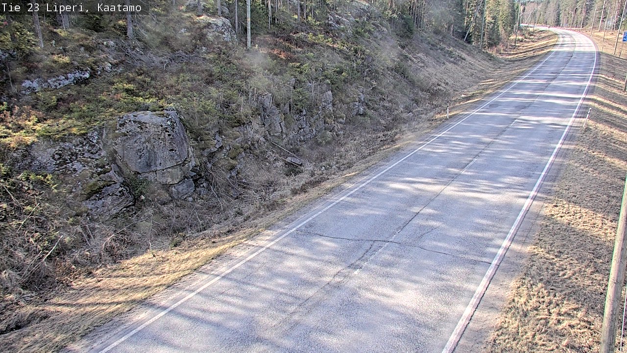 Weather Camera Image Road 23 Liperi, Kaatamo, Liperi, Pohjois-Karjala