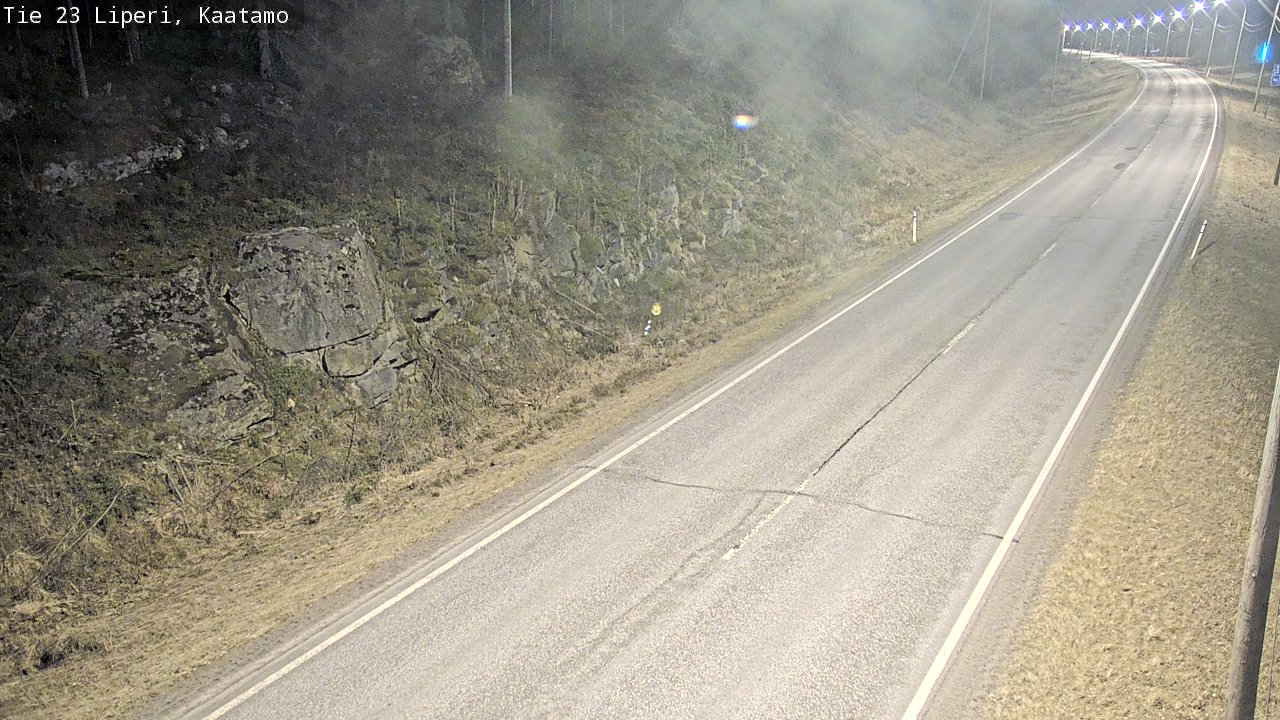 Weather Camera Image Väg 23 Libelits, Kaatamo, Liperi, Pohjois-Karjala