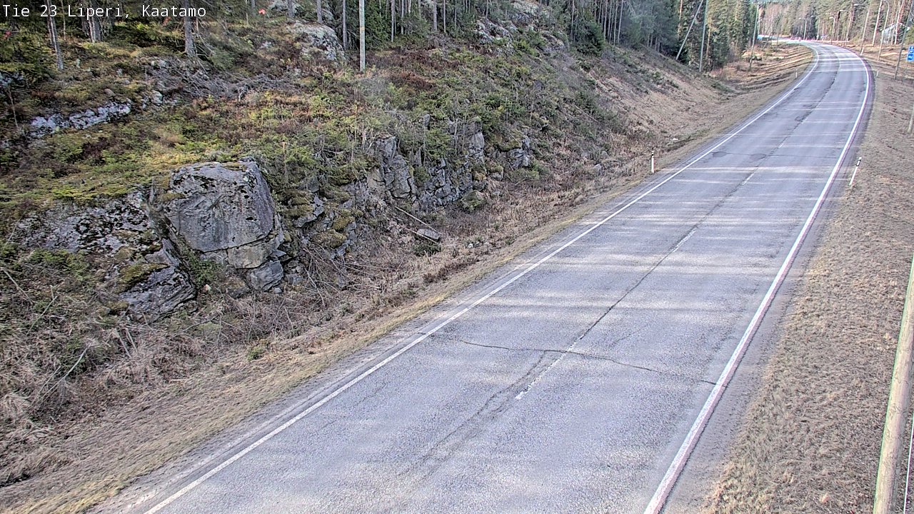 Weather Camera Image Väg 23 Libelits, Kaatamo, Liperi, Pohjois-Karjala