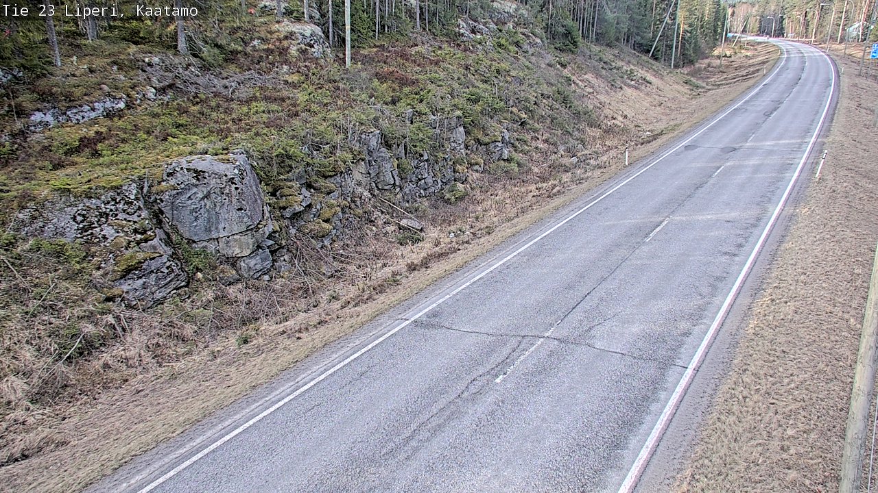 Weather Camera Image Väg 23 Libelits, Kaatamo, Liperi, Pohjois-Karjala