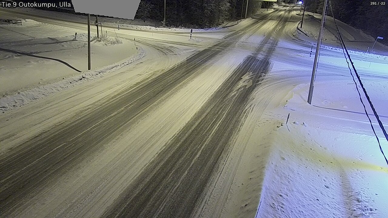 Weather Camera Image Väg 9 Outokumpu, Ulla, Outokumpu, Pohjois-Karjala
