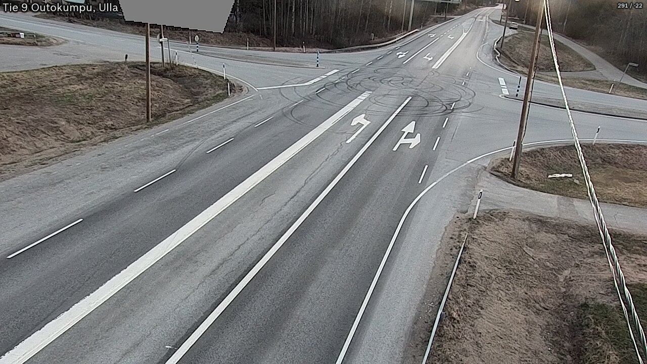 Weather Camera Image Väg 9 Outokumpu, Ulla, Outokumpu, Pohjois-Karjala