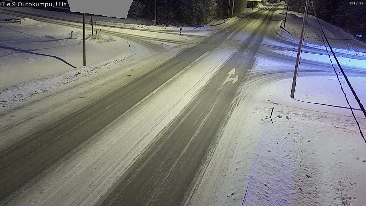 Weather Camera Image Väg 9 Outokumpu, Ulla, Outokumpu, Pohjois-Karjala