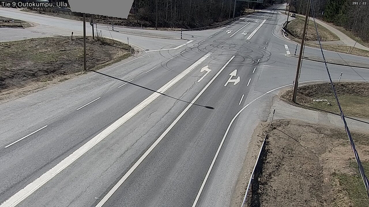 Weather Camera Image Väg 9 Outokumpu, Ulla, Outokumpu, Pohjois-Karjala