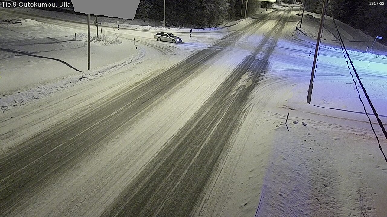 Weather Camera Image Väg 9 Outokumpu, Ulla, Outokumpu, Pohjois-Karjala