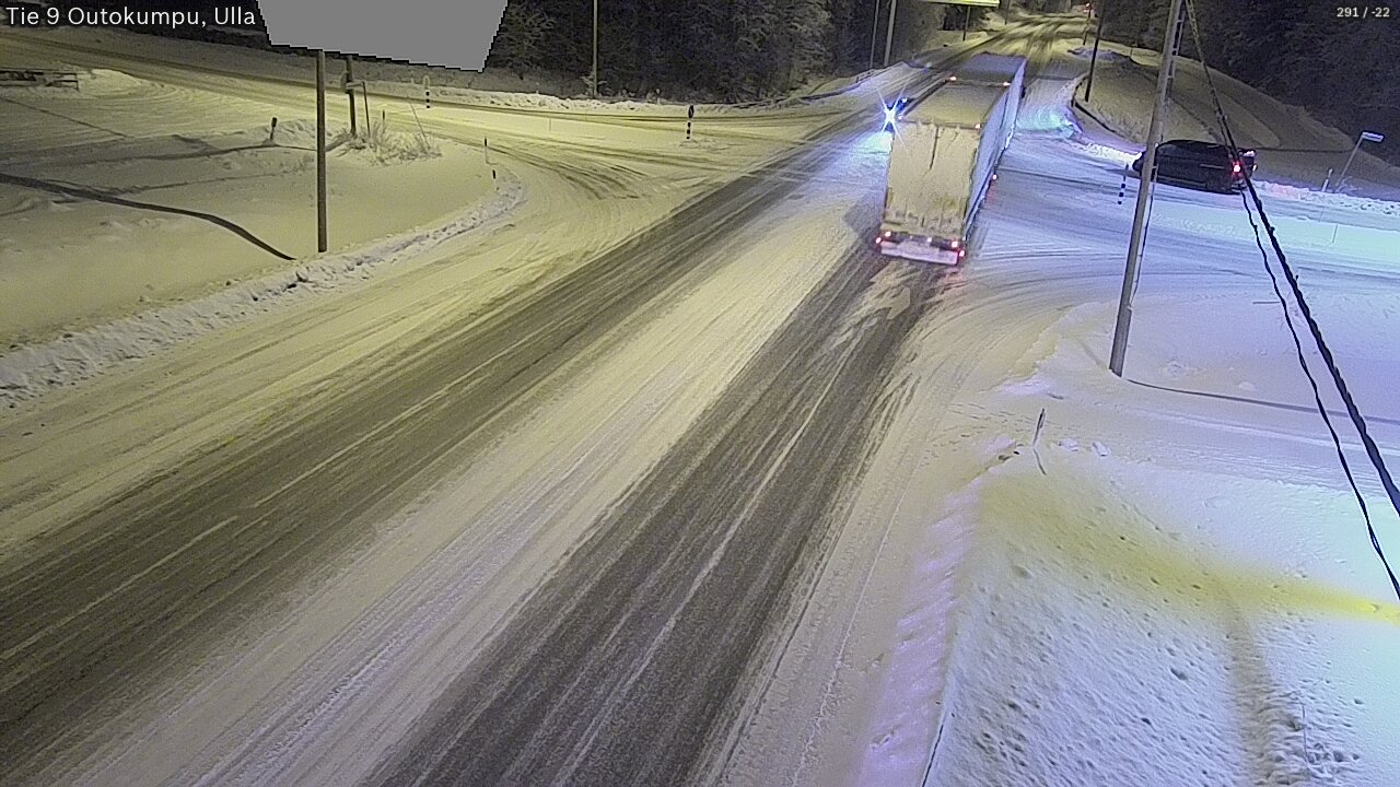 Weather Camera Image Väg 9 Outokumpu, Ulla, Outokumpu, Pohjois-Karjala