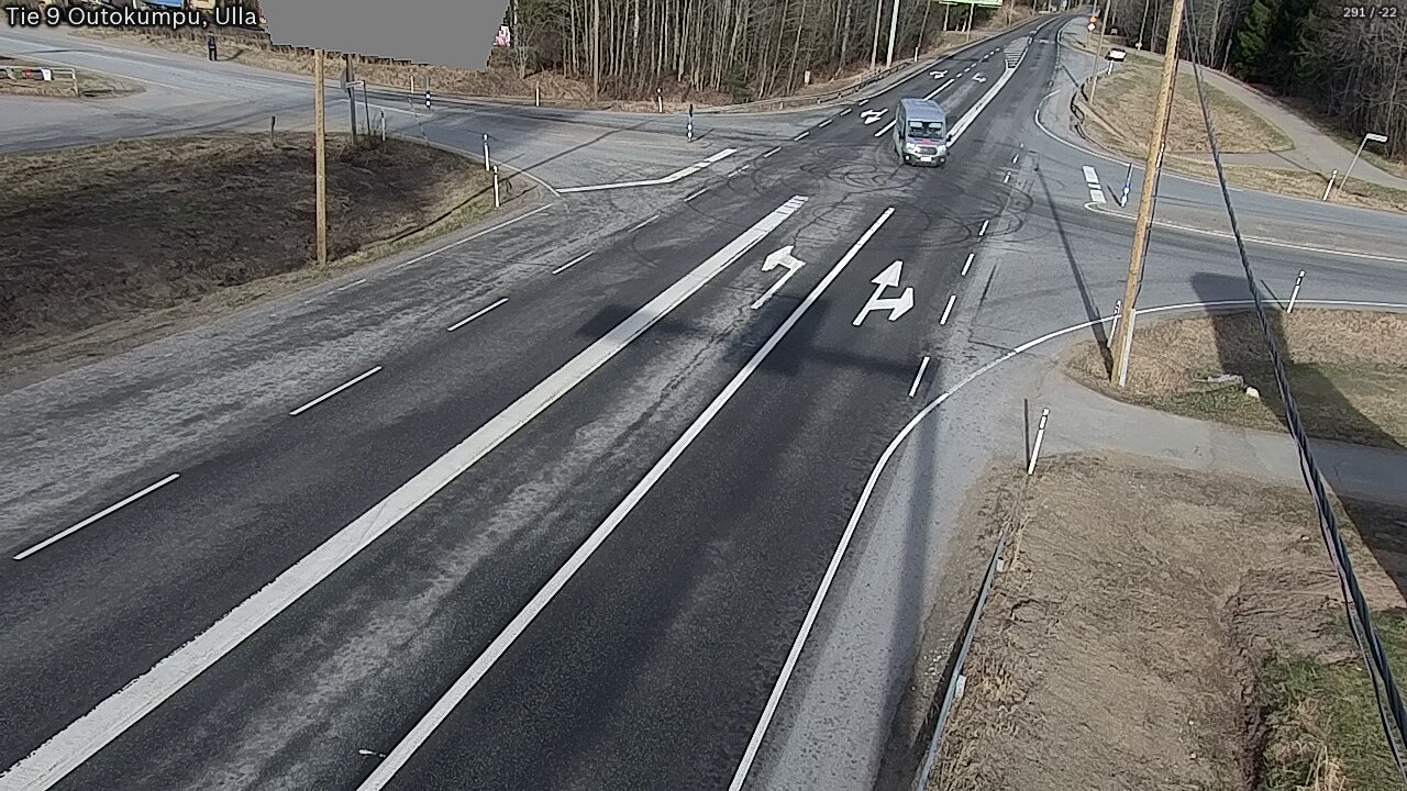 Weather Camera Image Väg 9 Outokumpu, Ulla, Outokumpu, Pohjois-Karjala