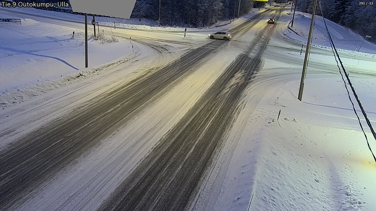 Weather Camera Image Väg 9 Outokumpu, Ulla, Outokumpu, Pohjois-Karjala