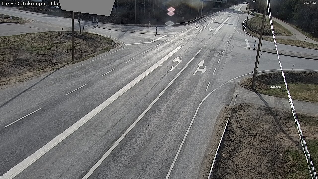 Weather Camera Image Väg 9 Outokumpu, Ulla, Outokumpu, Pohjois-Karjala