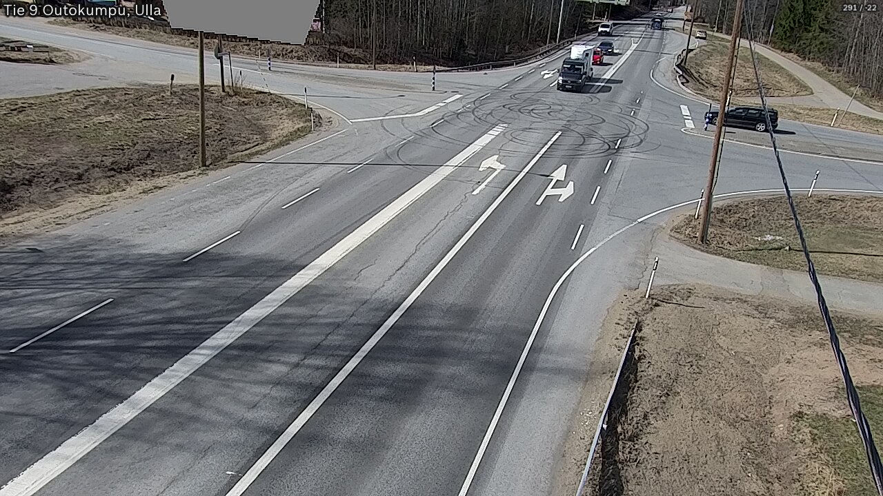 Weather Camera Image Väg 9 Outokumpu, Ulla, Outokumpu, Pohjois-Karjala