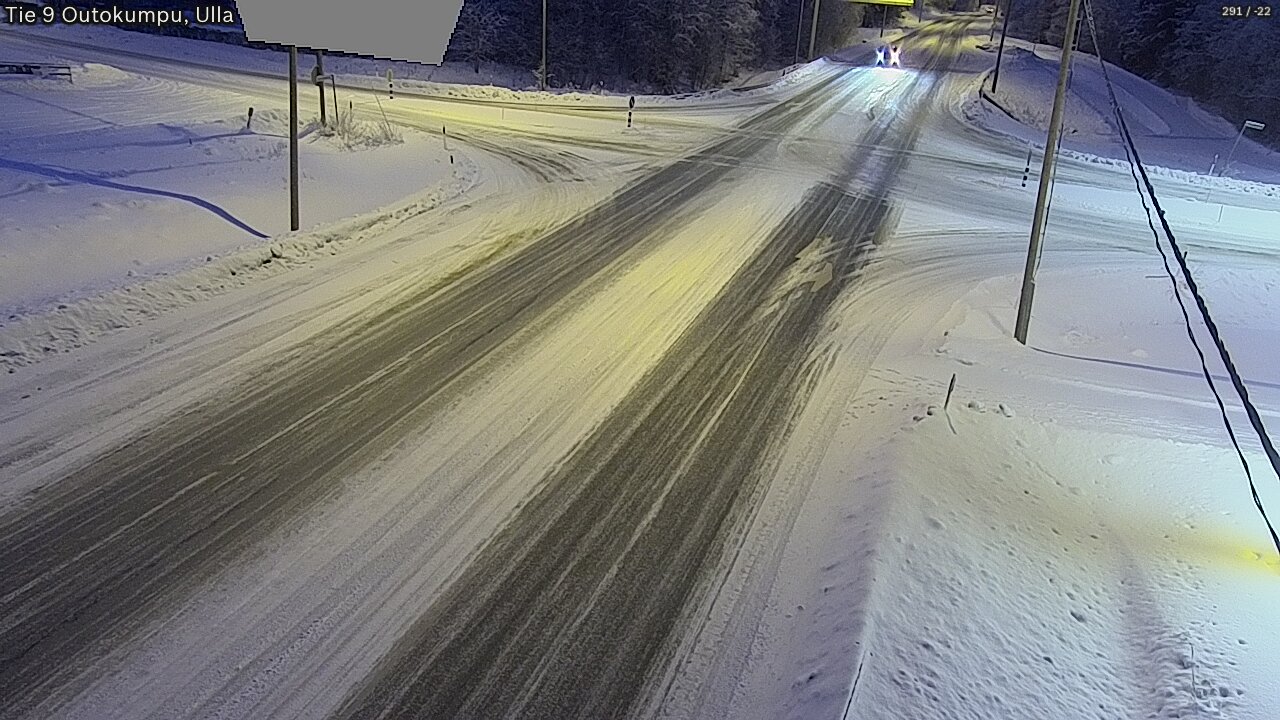 Weather Camera Image Väg 9 Outokumpu, Ulla, Outokumpu, Pohjois-Karjala