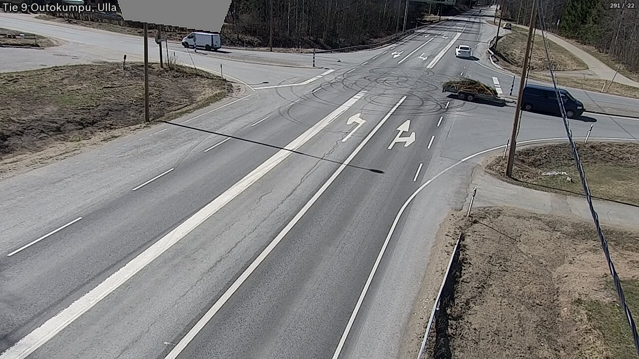 Weather Camera Image Väg 9 Outokumpu, Ulla, Outokumpu, Pohjois-Karjala