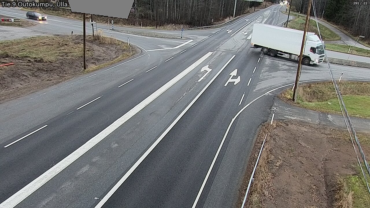 Weather Camera Image Väg 9 Outokumpu, Ulla, Outokumpu, Pohjois-Karjala