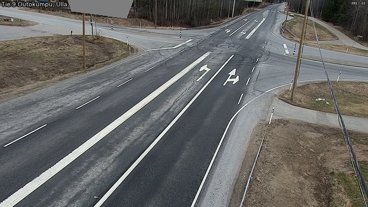 Weather Camera Image Väg 9 Outokumpu, Ulla, Outokumpu, Pohjois-Karjala
