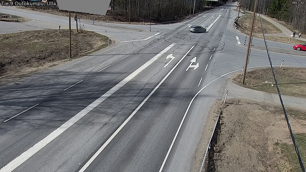 Weather Camera Image Väg 9 Outokumpu, Ulla, Outokumpu, Pohjois-Karjala