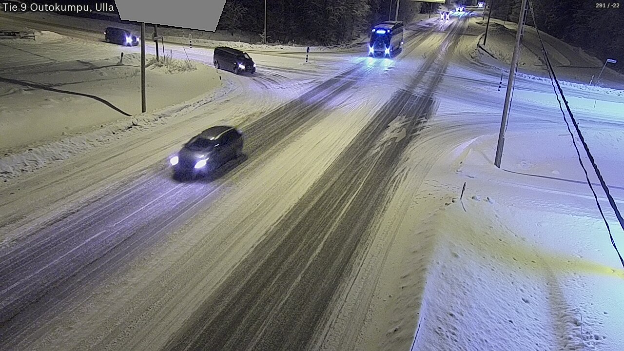 Weather Camera Image Väg 9 Outokumpu, Ulla, Outokumpu, Pohjois-Karjala