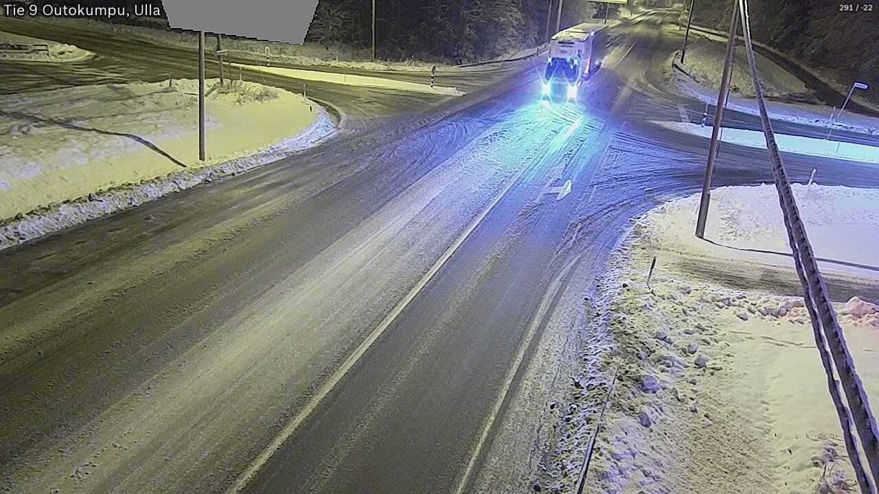 Weather Camera Image Road 9 Outokumpu, Ulla, Outokumpu, Pohjois-Karjala