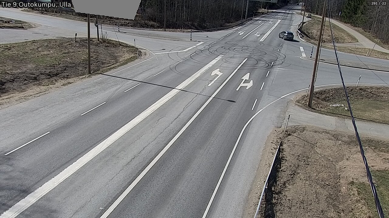 Weather Camera Image Väg 9 Outokumpu, Ulla, Outokumpu, Pohjois-Karjala