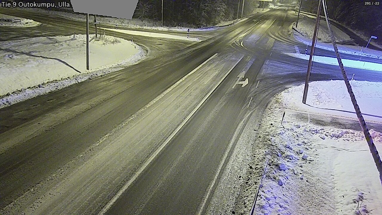 Weather Camera Image Road 9 Outokumpu, Ulla, Outokumpu, Pohjois-Karjala