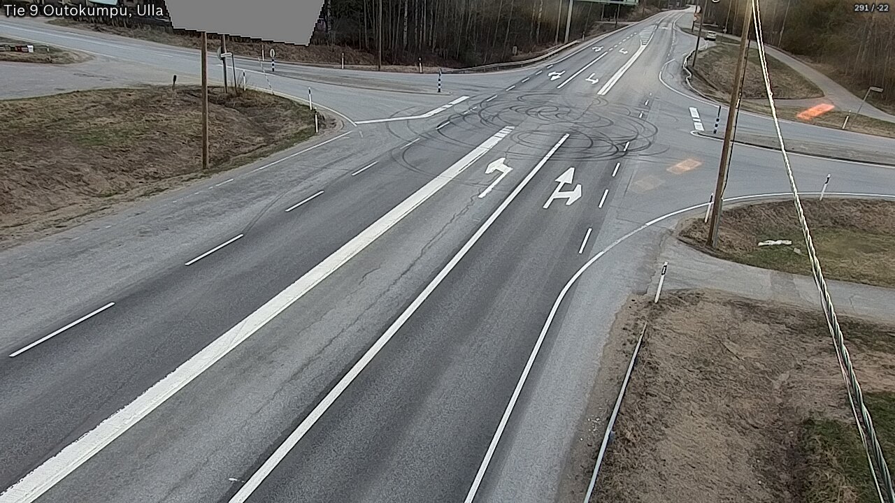 Weather Camera Image Väg 9 Outokumpu, Ulla, Outokumpu, Pohjois-Karjala