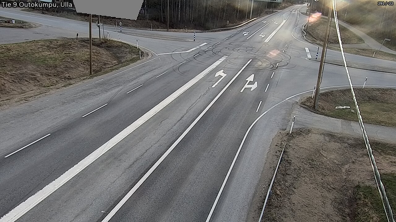 Weather Camera Image Väg 9 Outokumpu, Ulla, Outokumpu, Pohjois-Karjala