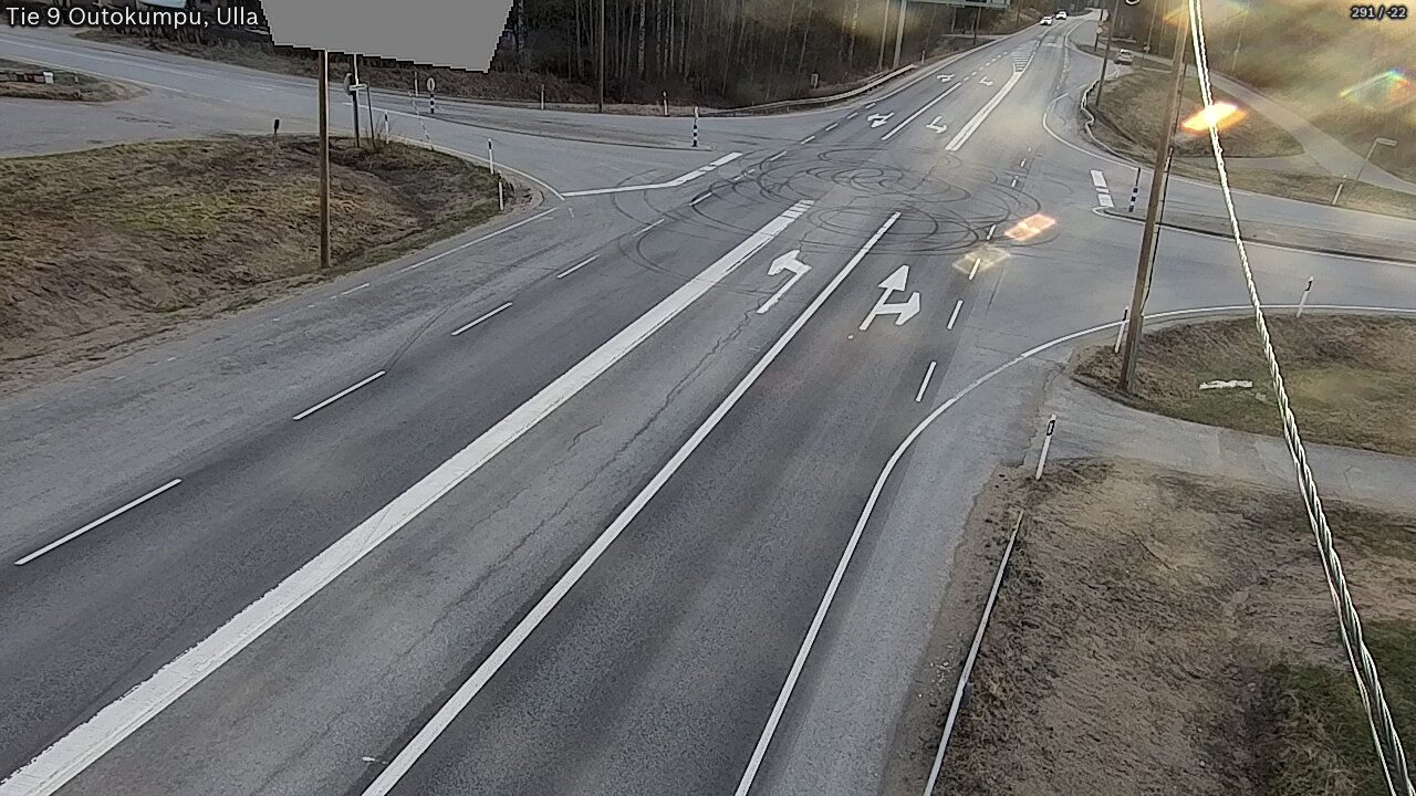 Weather Camera Image Väg 9 Outokumpu, Ulla, Outokumpu, Pohjois-Karjala