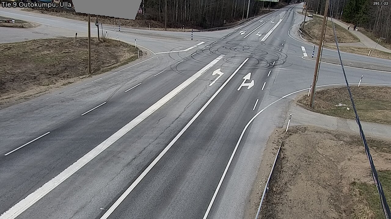 Weather Camera Image Väg 9 Outokumpu, Ulla, Outokumpu, Pohjois-Karjala