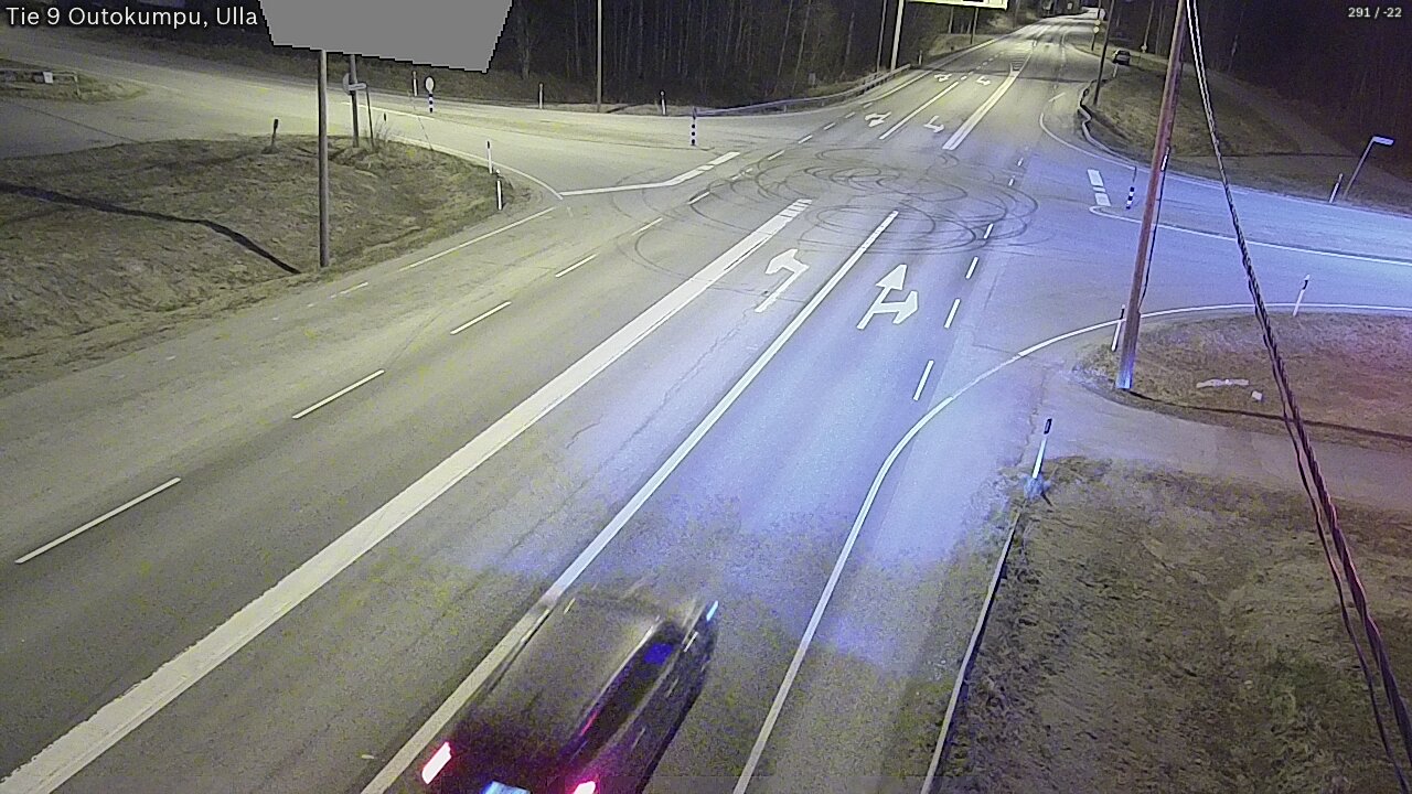 Weather Camera Image Väg 9 Outokumpu, Ulla, Outokumpu, Pohjois-Karjala