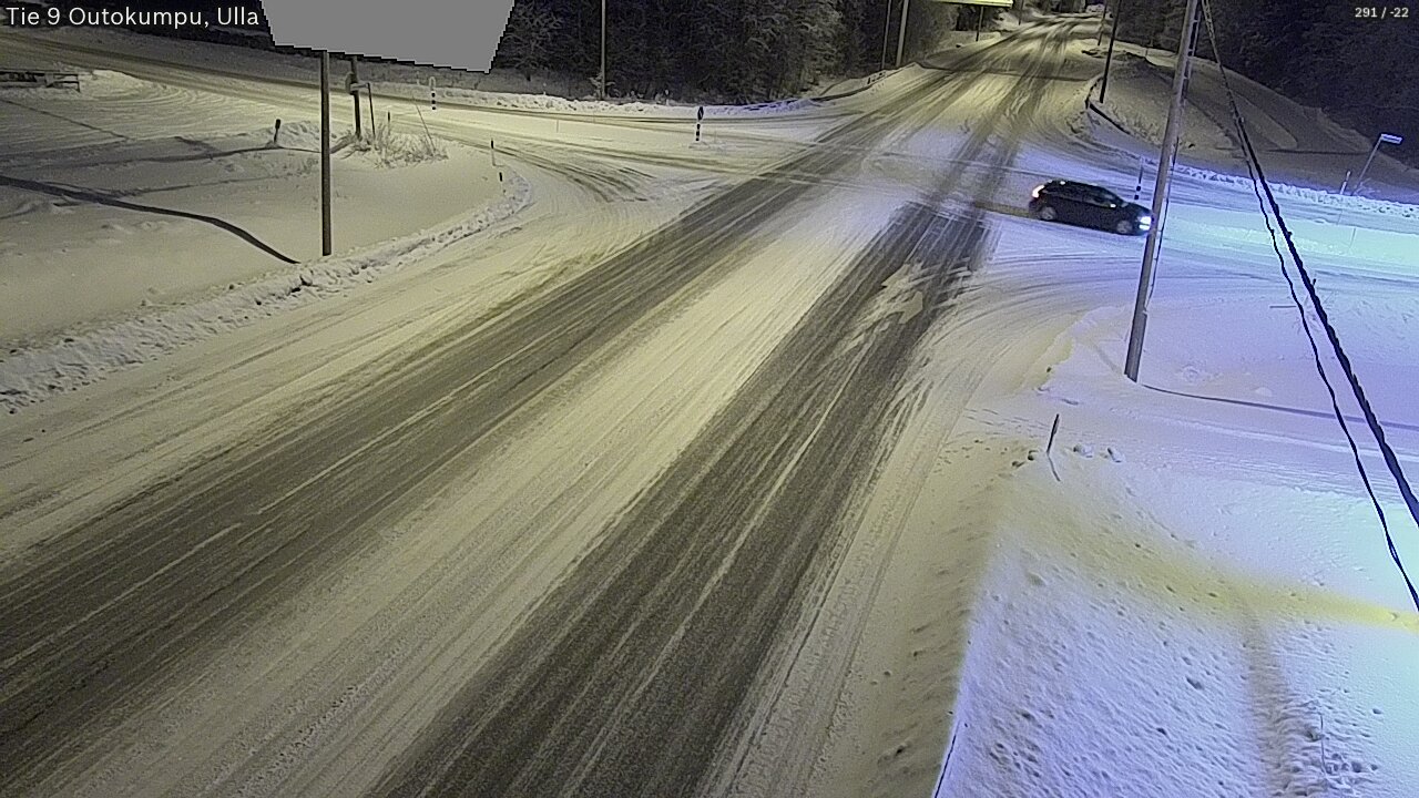 Weather Camera Image Väg 9 Outokumpu, Ulla, Outokumpu, Pohjois-Karjala