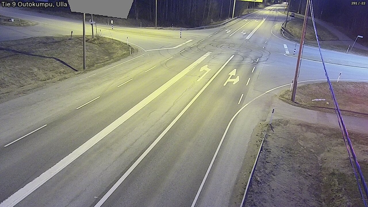 Weather Camera Image Väg 9 Outokumpu, Ulla, Outokumpu, Pohjois-Karjala