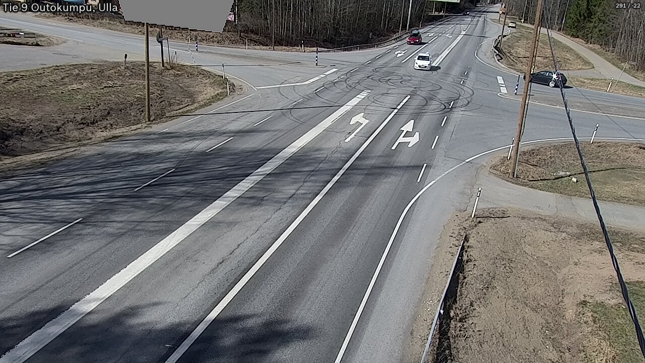 Weather Camera Image Väg 9 Outokumpu, Ulla, Outokumpu, Pohjois-Karjala