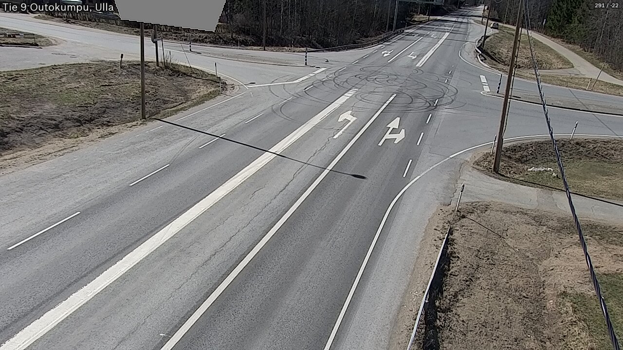 Weather Camera Image Väg 9 Outokumpu, Ulla, Outokumpu, Pohjois-Karjala