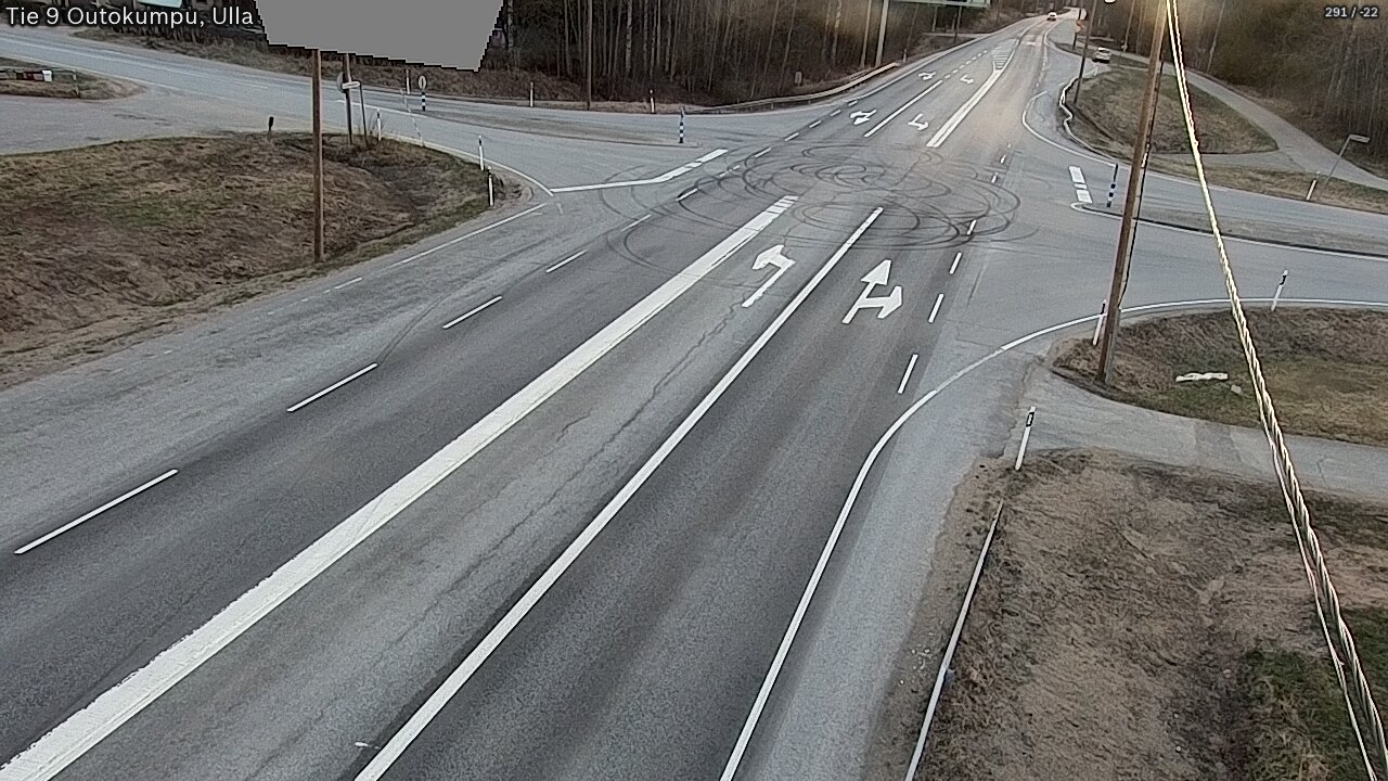 Weather Camera Image Väg 9 Outokumpu, Ulla, Outokumpu, Pohjois-Karjala
