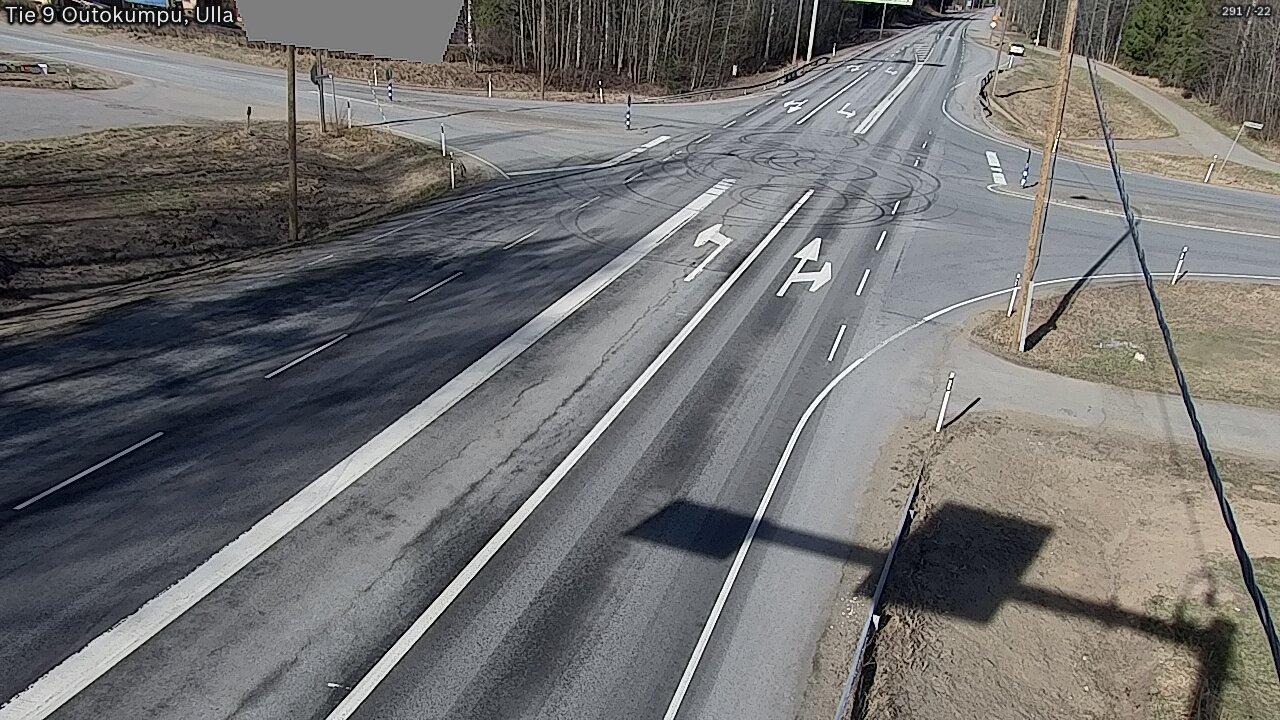 Weather Camera Image Väg 9 Outokumpu, Ulla, Outokumpu, Pohjois-Karjala