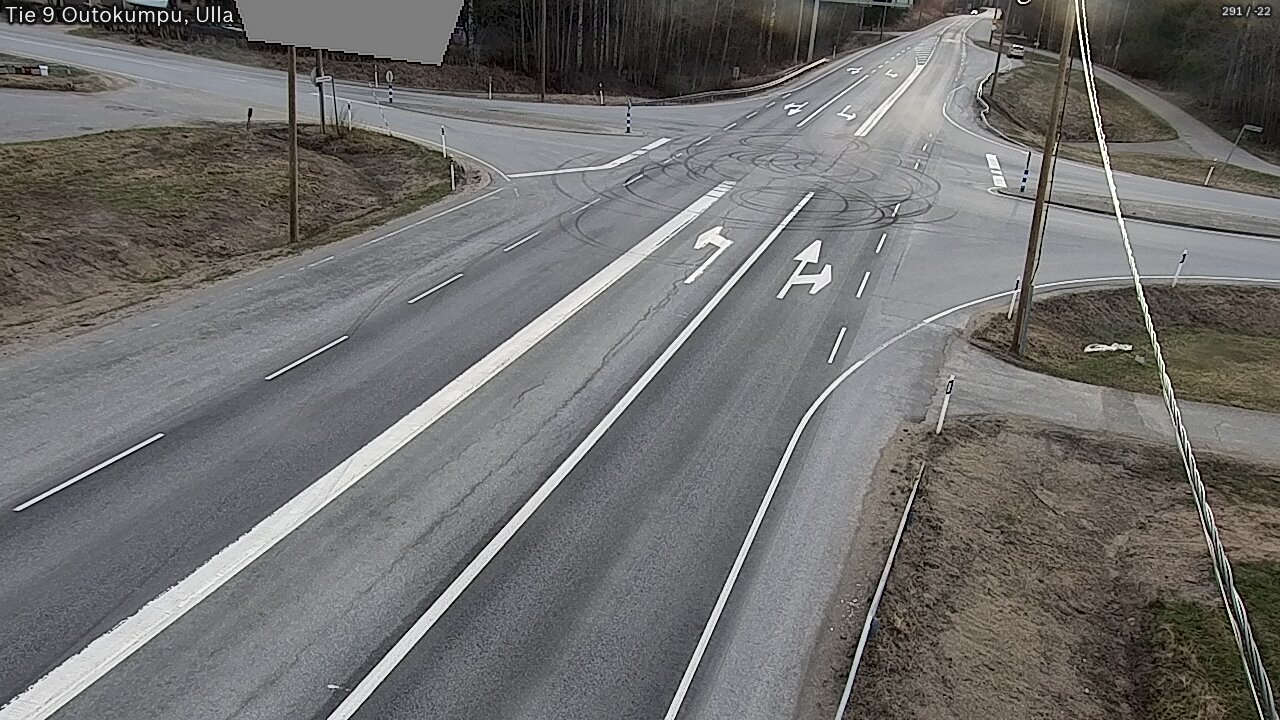 Weather Camera Image Väg 9 Outokumpu, Ulla, Outokumpu, Pohjois-Karjala