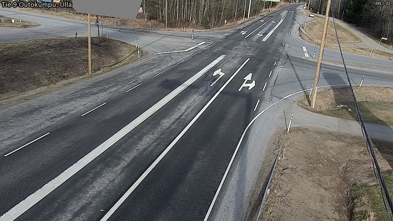 Weather Camera Image Väg 9 Outokumpu, Ulla, Outokumpu, Pohjois-Karjala