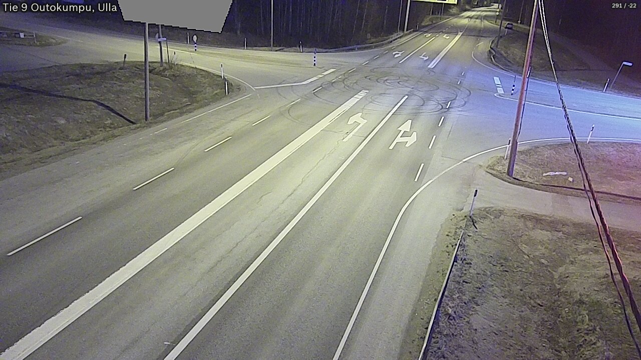 Weather Camera Image Väg 9 Outokumpu, Ulla, Outokumpu, Pohjois-Karjala