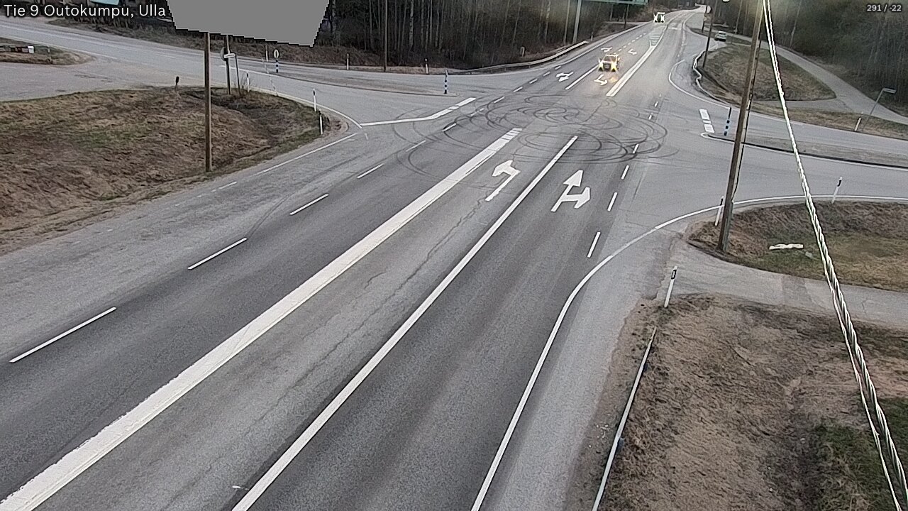 Weather Camera Image Väg 9 Outokumpu, Ulla, Outokumpu, Pohjois-Karjala