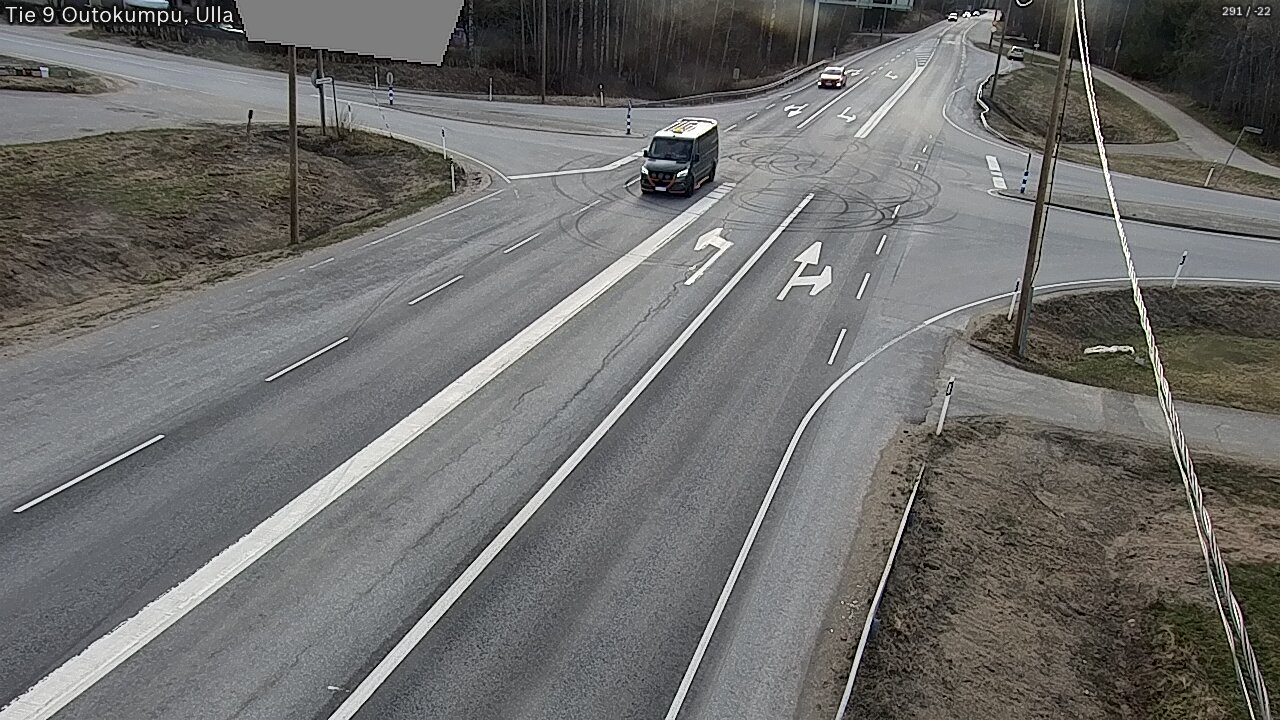 Weather Camera Image Väg 9 Outokumpu, Ulla, Outokumpu, Pohjois-Karjala