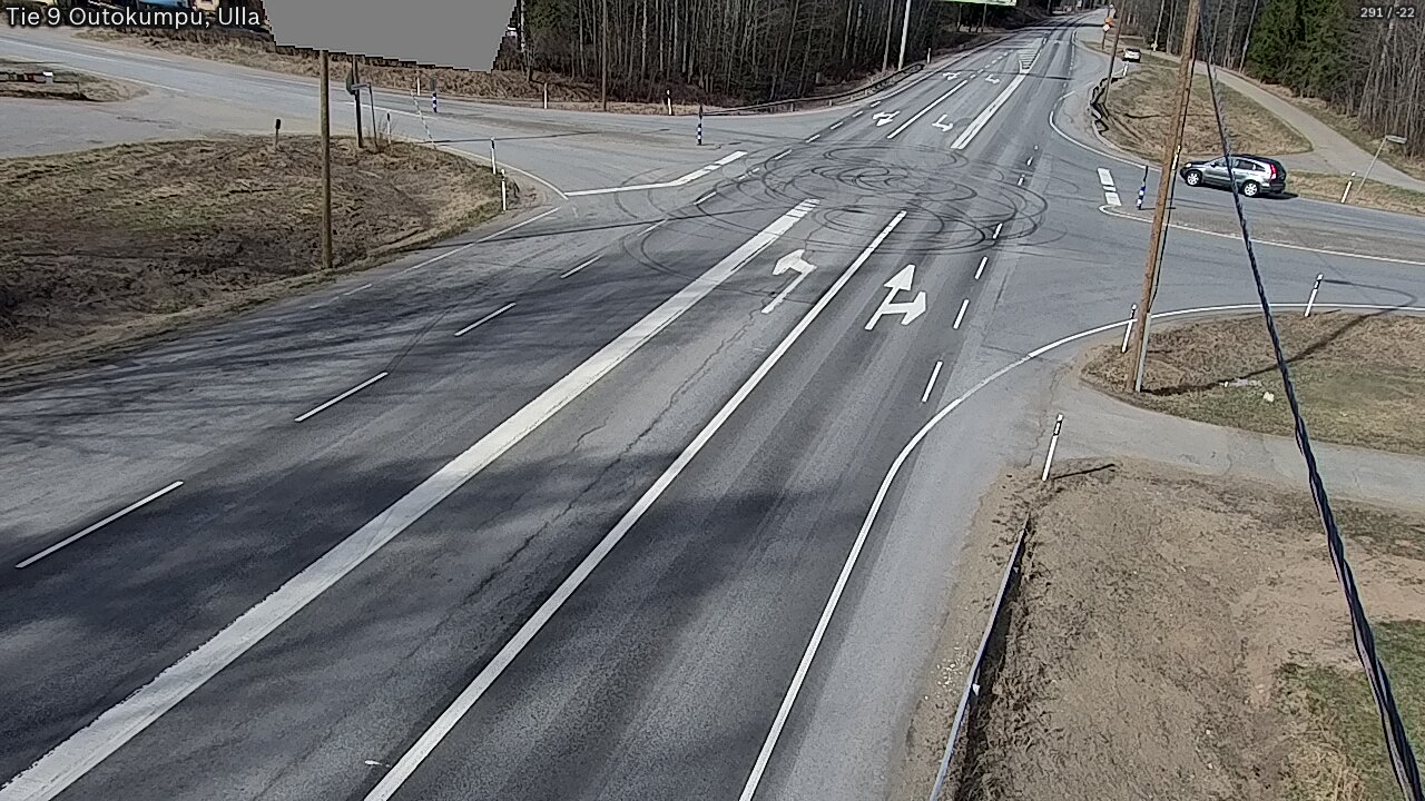 Weather Camera Image Väg 9 Outokumpu, Ulla, Outokumpu, Pohjois-Karjala