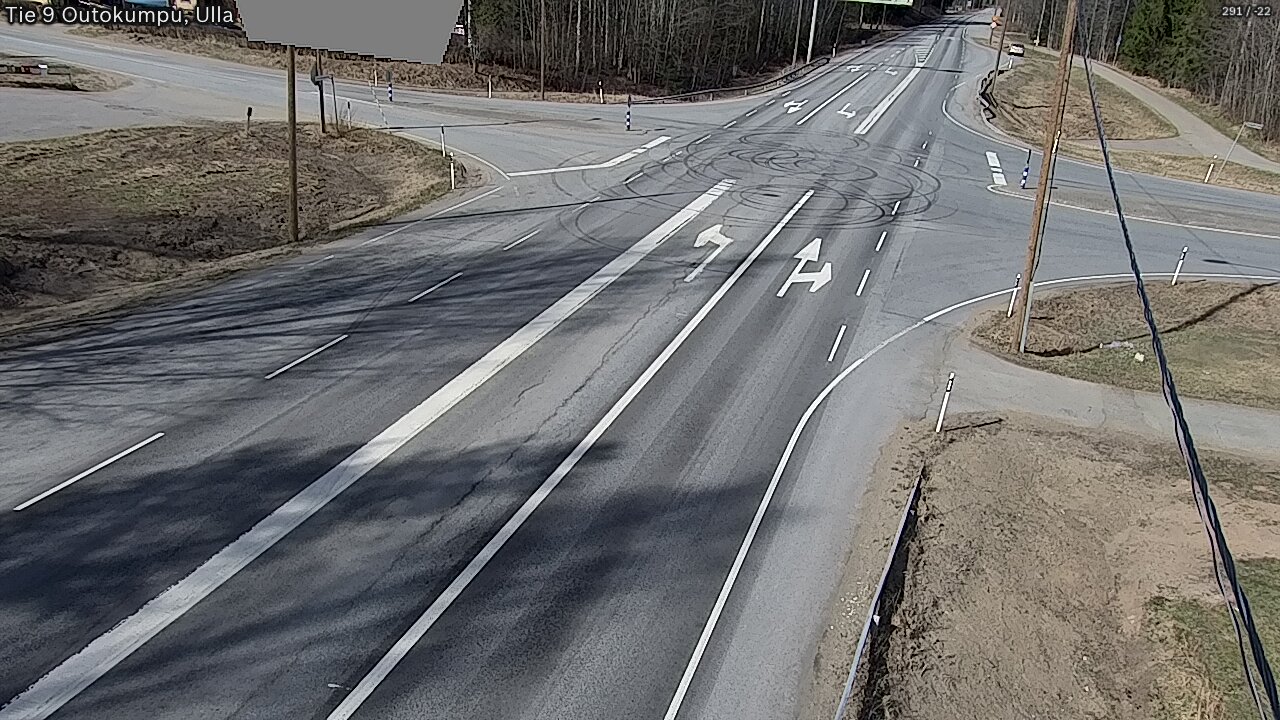 Weather Camera Image Väg 9 Outokumpu, Ulla, Outokumpu, Pohjois-Karjala