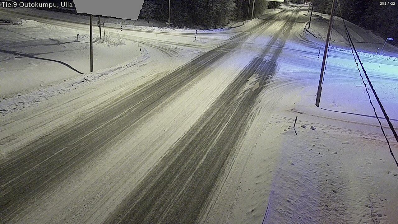 Weather Camera Image Väg 9 Outokumpu, Ulla, Outokumpu, Pohjois-Karjala