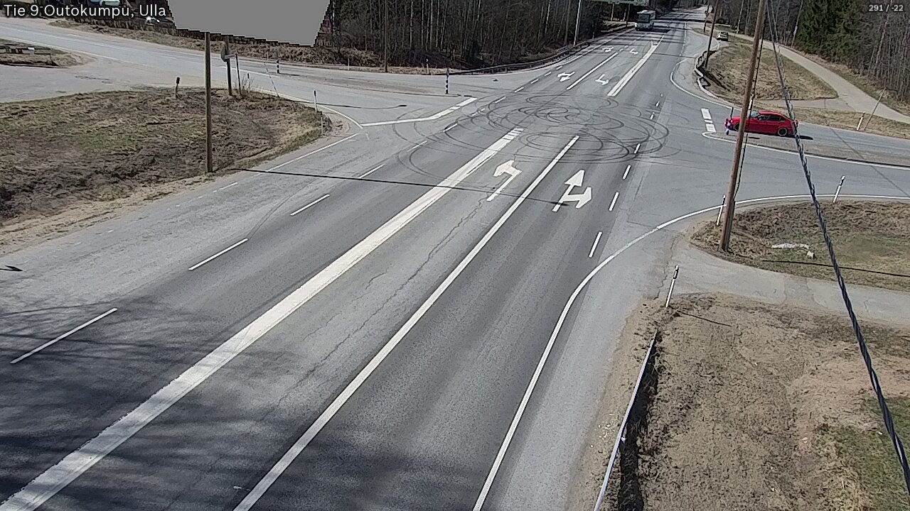 Weather Camera Image Väg 9 Outokumpu, Ulla, Outokumpu, Pohjois-Karjala