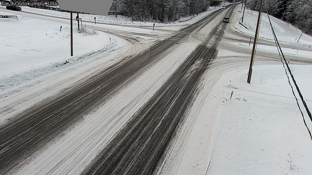 Weather Camera Image Väg 9 Outokumpu, Ulla, Outokumpu, Pohjois-Karjala