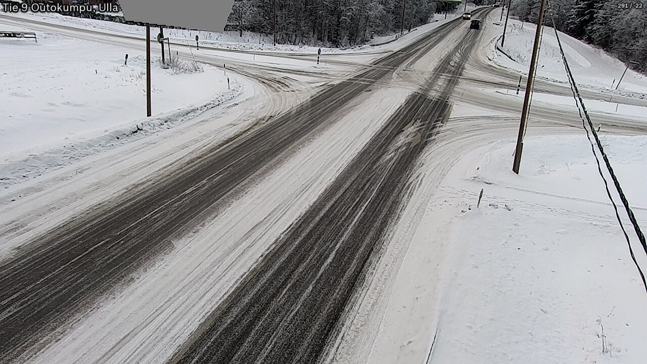 Weather Camera Image Väg 9 Outokumpu, Ulla, Outokumpu, Pohjois-Karjala